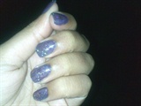 glitter nail art