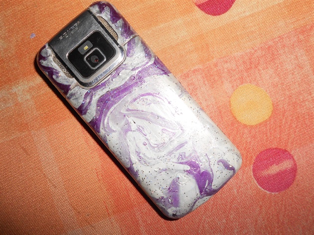 water marble mobile phone