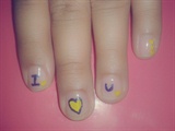 cute valentine&#39;s nail