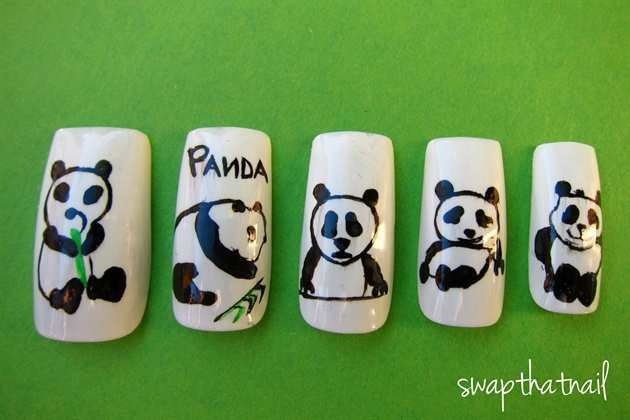 Panda Nails