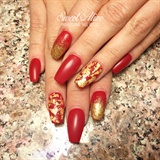 Red and Gold Foil!