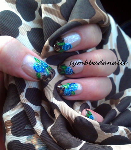 ANIMAL PRINT WITH  ROSES