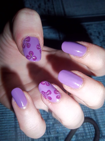 Light purple &amp; flowers