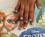 Frozen Olaf Nails
