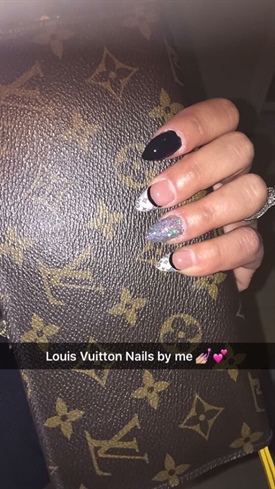 Louis Vuitton Nails by Tamilee