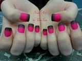 Black and Pink Matte