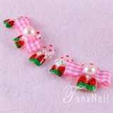Cute strawberry nails