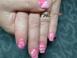 Pink and White Marble 2