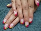 HOT Pink and Yellow