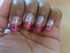 Pink Bling French Nails