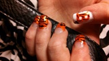 Bengals nail art