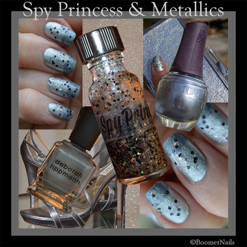 Spy Princess polish with metalics