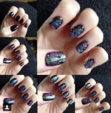 Galaxy Nails Step By Step