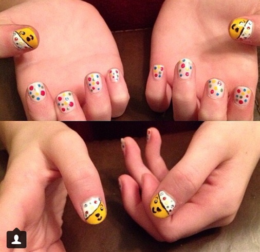 Children In Need Pudsy Nails