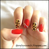 Leopard prints and red bling