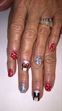 Minnie And Mickey Mouse Nails