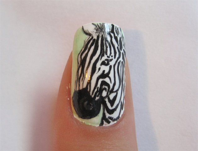 Mint Zebra Print - Zebra