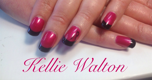 Black And Pink French