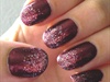 Red Glitter Ombre