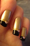 French gold and black Christmas elegance