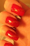 Red with a touch of glitter