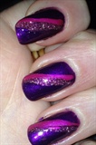 Purple glitter elegance 