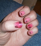 Pink Gradient with Hearts