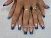 Hand painted on sculpted nails.