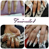 Wedding nails using gel