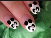 Cute Panda Nails
