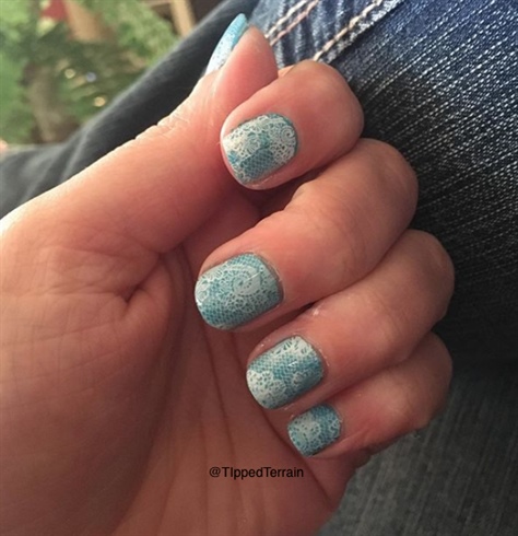 Teal Lace