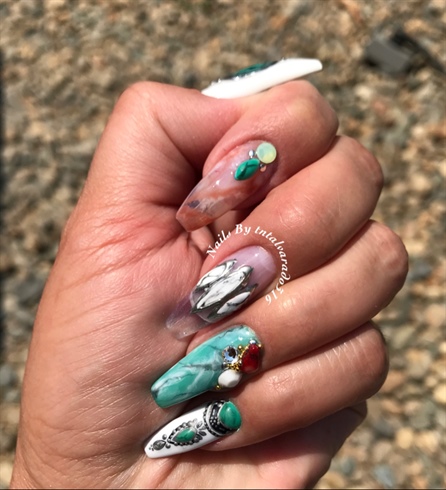 Marble And Turquoise 