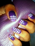 Springtime Purple Nails