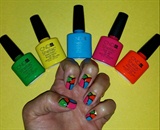 Multicolor Summer Nails