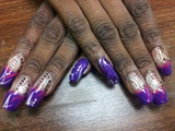 Nail Art Purples