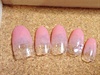 Pink Gradation Nail