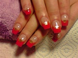 Vibrant Red with gold Chanel decals