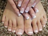 French Acrylic Nails Hands &amp; Feet