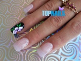 Floral Art Nails Desing