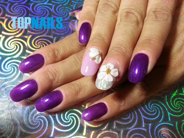 Floral Art Nails flower 3D