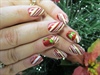 Candy cane nails
