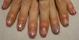 Glitter nail art