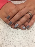 Grey Exec With Lace On Ring Finger