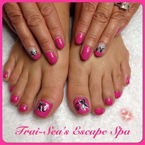 Matching finger & toes - Nail Art Gallery