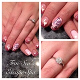 Client got engaged! Accent nail!