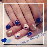 Royal Blue &amp; Gold Accent