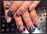 Ombre with Zebra &amp; Leopard