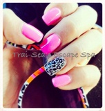 Pink with Leopard