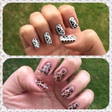 Leopard &amp; Tribe Nails