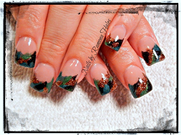Diva Camouflage Nails